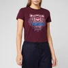 KENZO Women's Classic Tiger Light Cotton Single Jersey T-Shirt - Bordeaux - Image 1