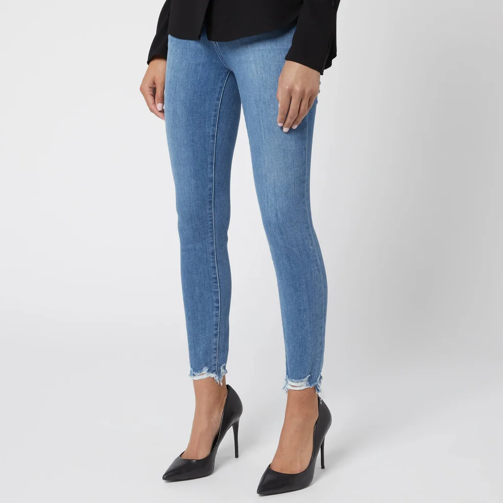 J Brand Women's Alana High Rise Crop Skinny Jeans - True Love Destruct Image 1