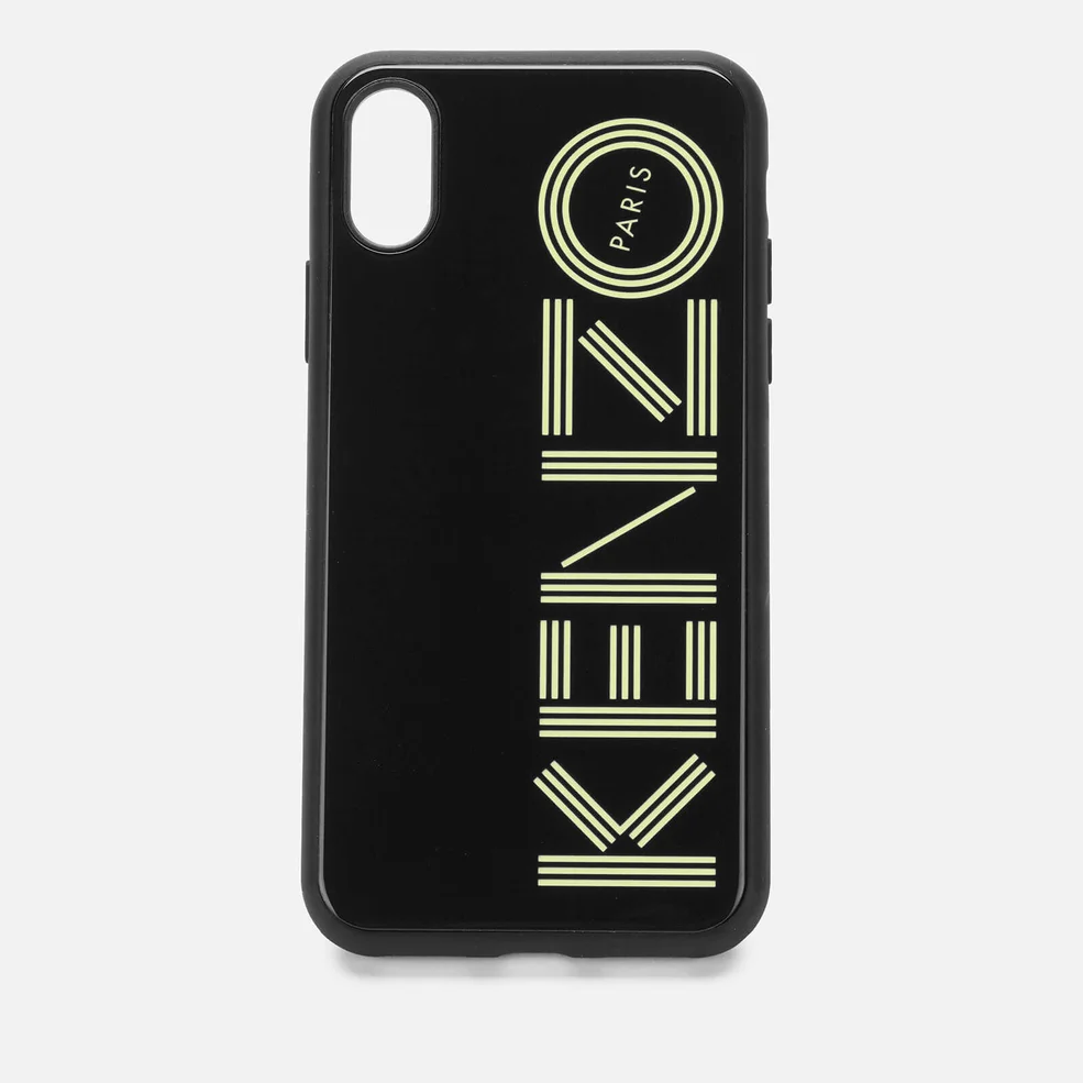 KENZO Script Logo iPhone XS Case - Black Image 1