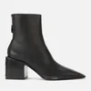 Alexander Wang Women's Parker Grained Leather Heeled Ankle Boots - Black - Image 1
