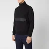 PS Paul Smith Men's Half Zip Pocket Sweatshirt - Black - Image 1