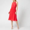 MICHAEL MICHAEL KORS Women's Chain Midi Dress - Red - Image 1