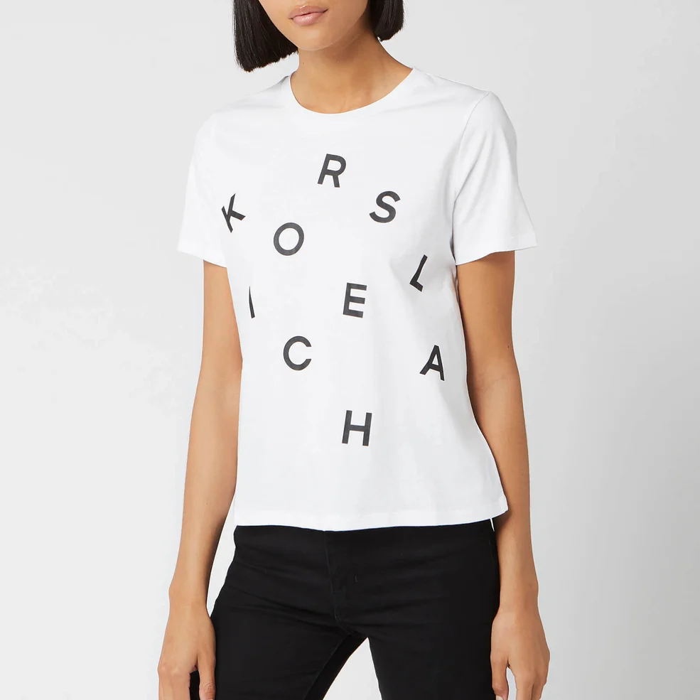 MICHAEL MICHAEL KORS Women's Tossed Graphic Baby T-Shirt - White Image 1
