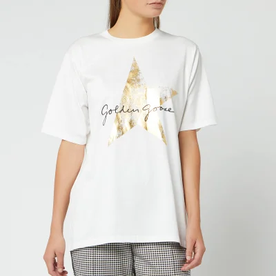 Golden Goose Women's Hoshi T-Shirt - White/Golden Star