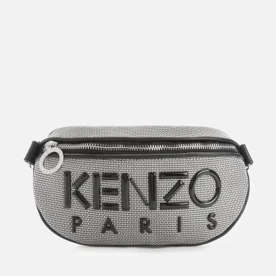 KENZO Women's Neoprene Logo Bum Bag - Silver
