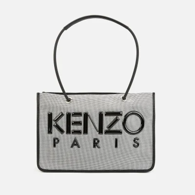 KENZO Women's Logo Tote Bag - Silver