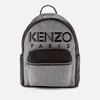 KENZO Women's Neoprene Logo Backpack - Silver - Image 1
