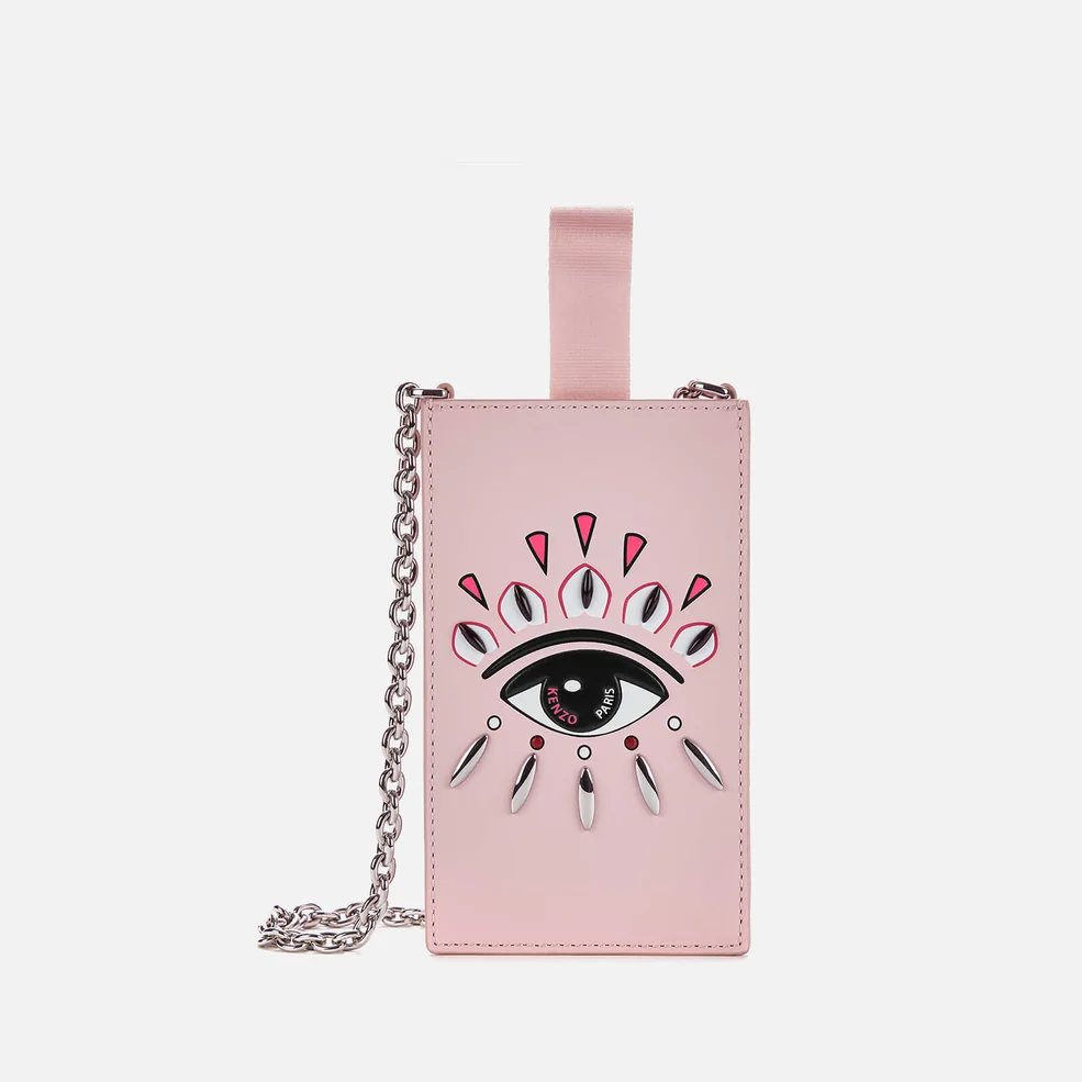 KENZO Women's Eye Cross Body Phone Case - Pink Image 1