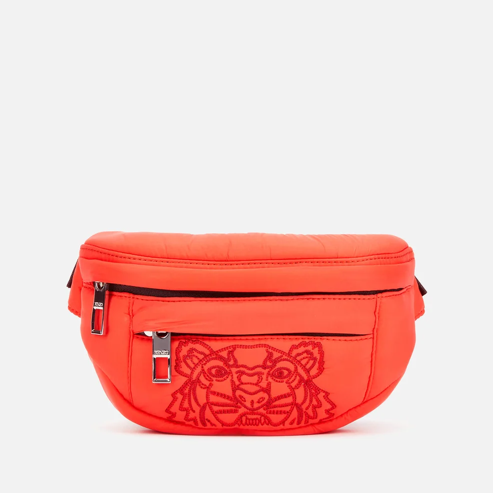 KENZO Women's Quilted Tiger Bumbag - Red Image 1