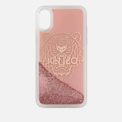 KENZO Women's Glitter Tiger iPhone Case - Pink