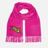 KENZO Women's Jumping Tiger Wool Scarf - Pink - Image 1