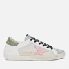 Golden Goose Women's Superstar Leather Trainers - White Grey Cord/Silver Glitter - Image 1