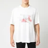 Maison Margiela Men's Oversize Rip Print T-Shirt - White - Image 1