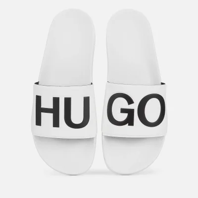 HUGO Men's Timeout Slide Sandals - White