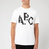 A.P.C. Men's Decale T-Shirt - Blanc - Image 1