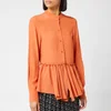 See By Chloé Women's Frill Bottom Blouse - Orange - Image 1