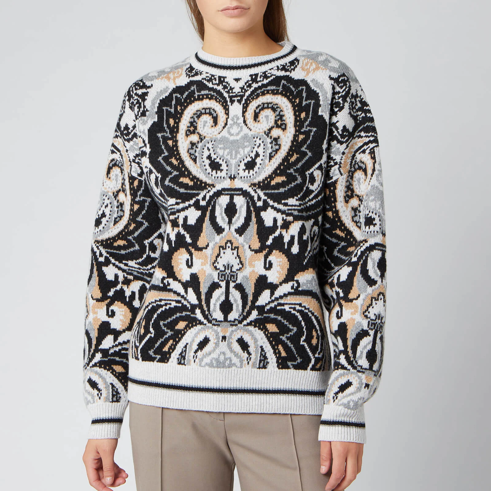 See By Chloé Women's Paisley Design Jumper - Multi Image 1