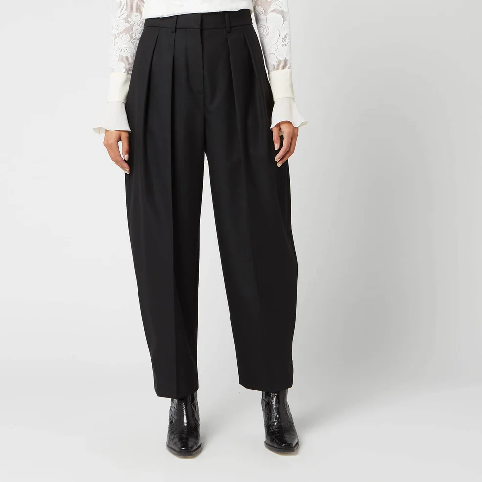 See By Chloé Women's Pleated Trousers - Black Image 1