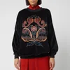 See By Chloé Women's Velour Sweatshirt - Black - Image 1