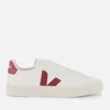 Veja Women's Campo Low Top Trainers - White/Marsala - Image 1