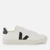 Veja Men's Campo Chrome Free Leather Trainers - Extra White/Black - Image 1