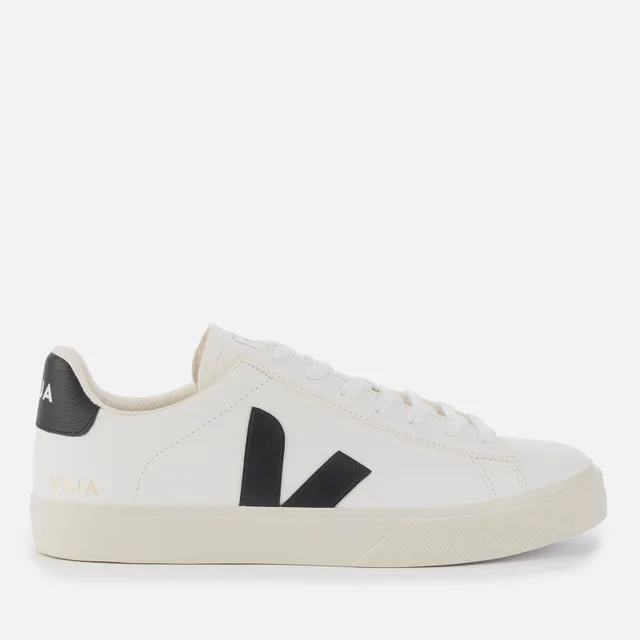 Veja Men's Campo Chrome Free Leather Trainers - Extra White/Black