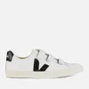 Veja Women's 3-Lock Leather Trainers - Extra White/Black - Image 1