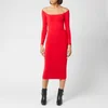 Alexander Wang Women's Long Sleeve Ankle Length Dress - Red - Image 1