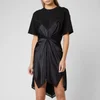 Alexander Wang Women's Cinched T-Shirt Slip Dress - Black - Image 1
