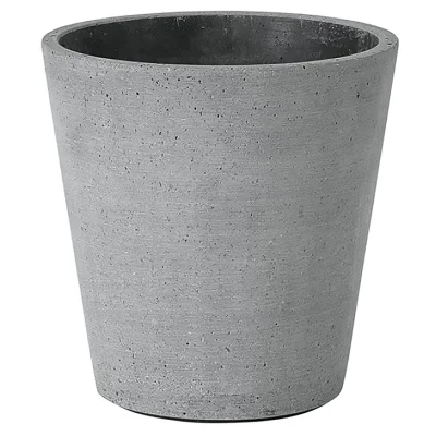 Blomus Coluna Flower Pot - Dark Grey 14.5cm x 14cm