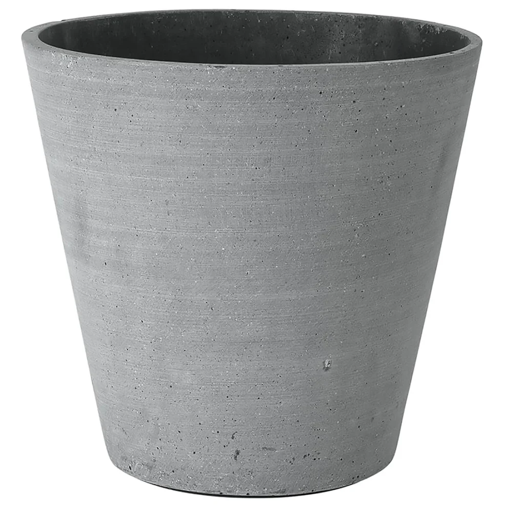 Blomus Coluna Flower Pot - Dark Grey 24cm x 26cm Image 1
