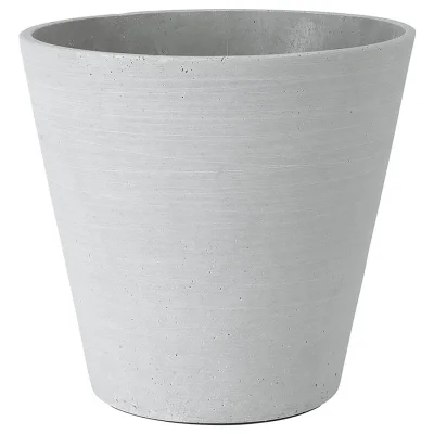 Blomus Coluna Flower Pot - Grey 24cm x 26cm