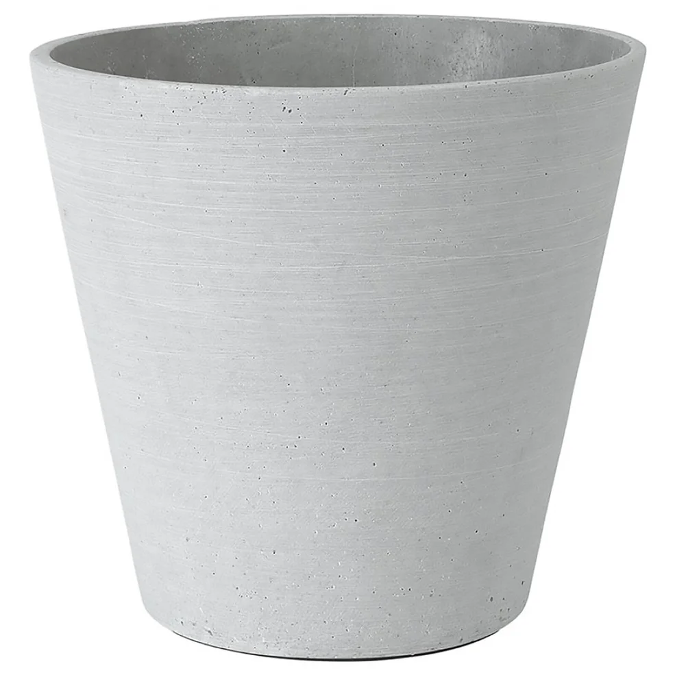 Blomus Coluna Flower Pot - Grey 24cm x 26cm Image 1