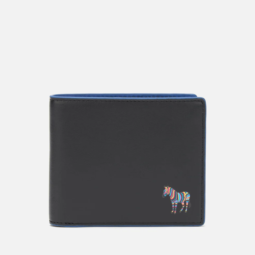 PS Paul Smith Men's Zebra Patch Billfold Wallet - Black Image 1
