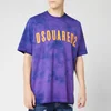 Dsquared2 Men's Bleached and Overdyed T-Shirt - Purple - Image 1