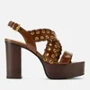 See By Chloé Women's Leather Platform Sandals - Libano - Image 1