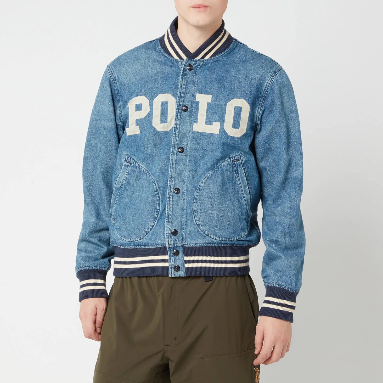 Polo Ralph Lauren Men's Varsity Denim Jacket - Tillman Image 1