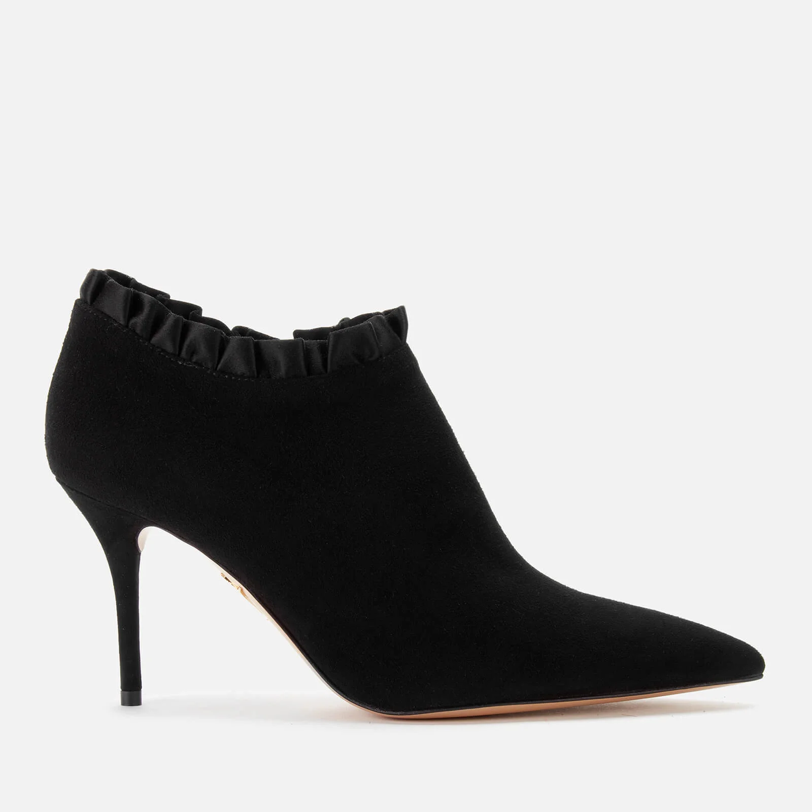 Charlotte Olympia Women's Satin Heeled Shoe Boots - Black Image 1