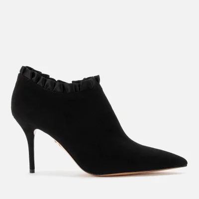 Charlotte Olympia Women's Satin Heeled Shoe Boots - Black