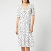 Diane von Furstenberg Women's Jemma Dress - Abstract Lines White - Image 1