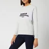 Barbour International Women's Island Overlayer Sweatshirt - Pale Grey Marl - Image 1