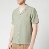 Folk Men's Soft Collar Shirt - Washed Green - Image 1
