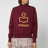 Marant Etoile Women's Moby Sweatshirt - Burgundy - Image 1