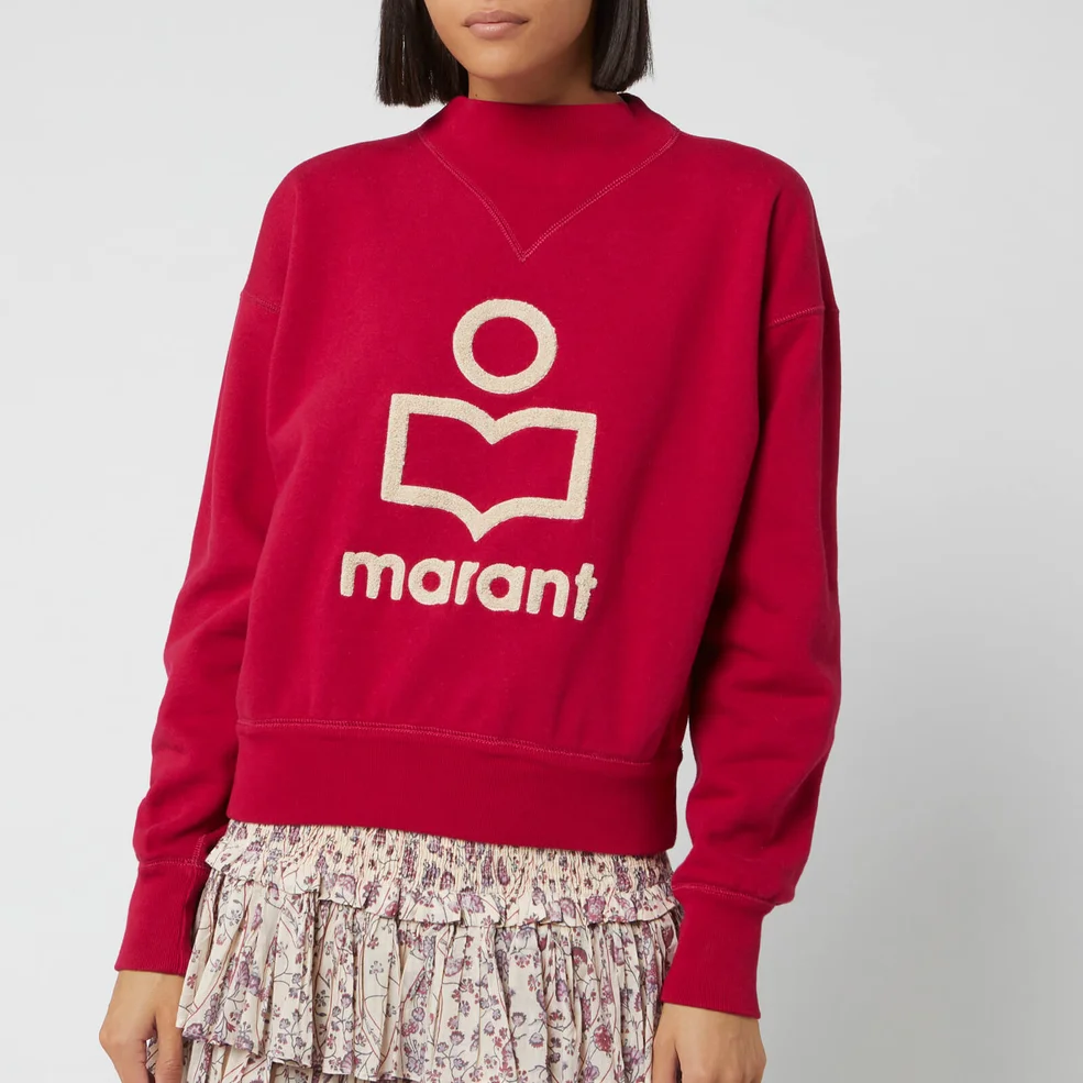 Marant Etoile Women's Moby Sweatshirt - Fuchsia Image 1