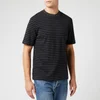 Folk Men's Classic Stripe T-Shirt - Charcoal Melange Black - Image 1