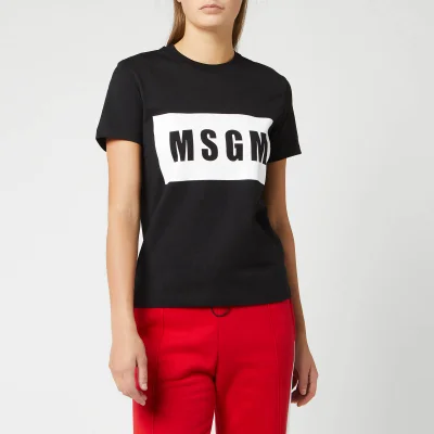 MSGM Women's Logo T-Shirt - Black