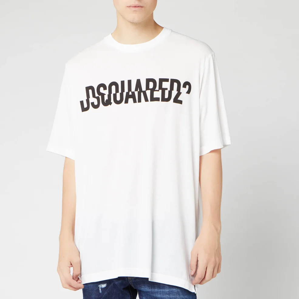 Dsquared2 Men's Dsquared2 Slouch Fit T-Shirt - White Image 1