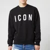Dsquared2 Men's Icon Sweatshirt - Black/White - Image 1