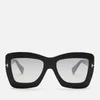 Tom Ford Women's Hutton Sunglasses - Shiny Black/Smoke Mirror - Image 1