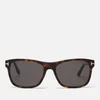 Tom Ford Men's Guilio Sunglasses - Dark Havana/Smoke Polarized - Image 1